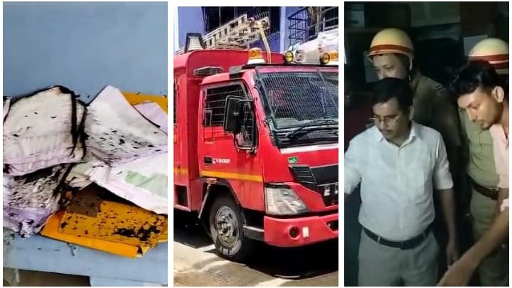 Fire: ‌পোলবা–দাদপুর ব্লকের নির্বাচনী সেলের ঘরে আগুন আতঙ্ক