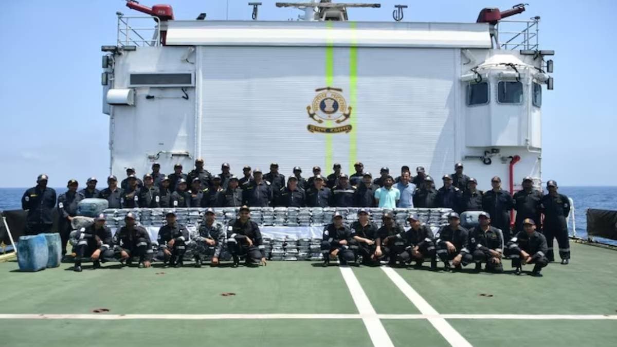 Crores of  drugs dumped off the Gujarat coast