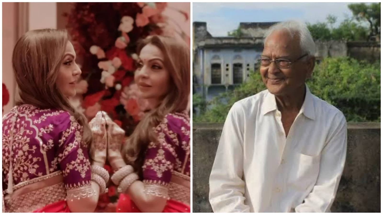 pichwai artist shehzad ali sherani talked about nita ambanis real gold leaf blouse ent