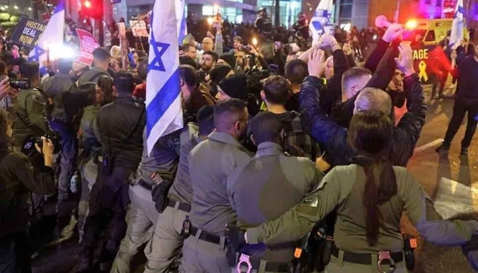 Police Detain 21 Protesters in Tel Aviv 