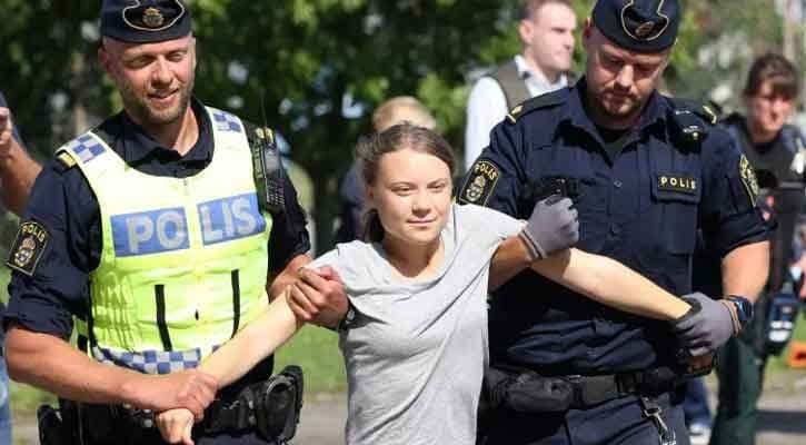Greta Thunberg: ‌নেদারল্যান্ডসে দু’‌বার আটক গ্রেটা থুনবার্গ