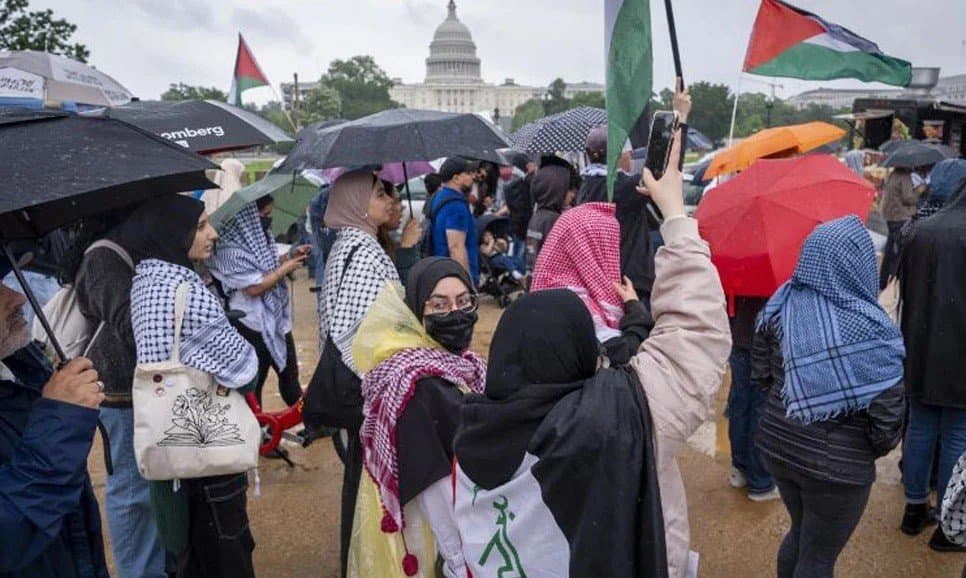  U.S. Capitol slogans calling for Israel's expulsion from Palestine