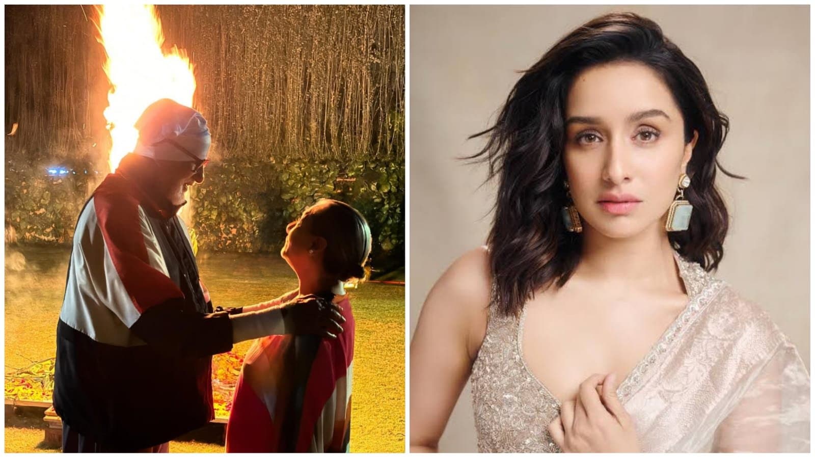 Amitabh Bachchan and Jaya Bachchan s romantic picture from Holika Dahan Shraddha Kapoor is the villain of horror comedy universe 