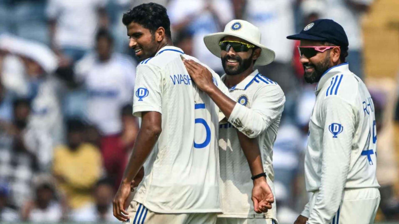 Washington Sundar led India's charge with seven wickets, new Zealand all out for 259