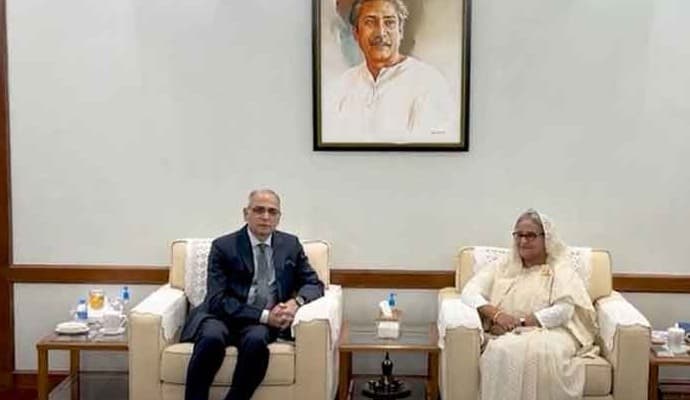 Meeting: হাসিনার সঙ্গে বৈঠক ভারতের বিদেশ সচিবের