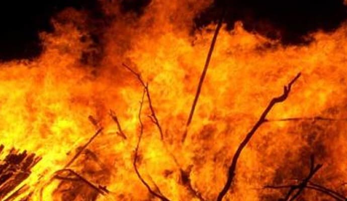 fire in ekbalpur
