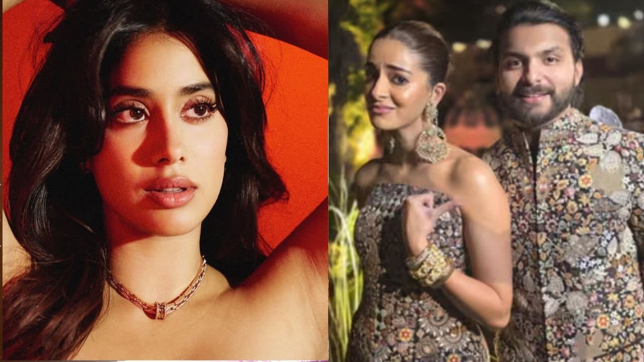 Janhvi Kapoors reaction to BF Shikhar Pahariya twinning with Ananya Panday is Hillarious