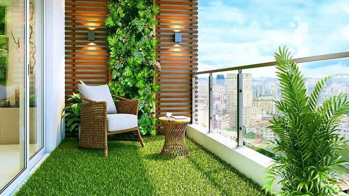 Home Decor Tips: plants and artificial grass among top ideas to make your balcony cozy
