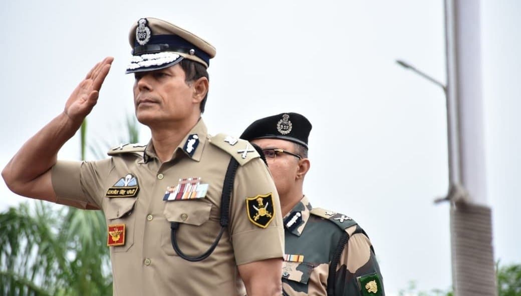 The bsf on high alert in India -Bangladesh border