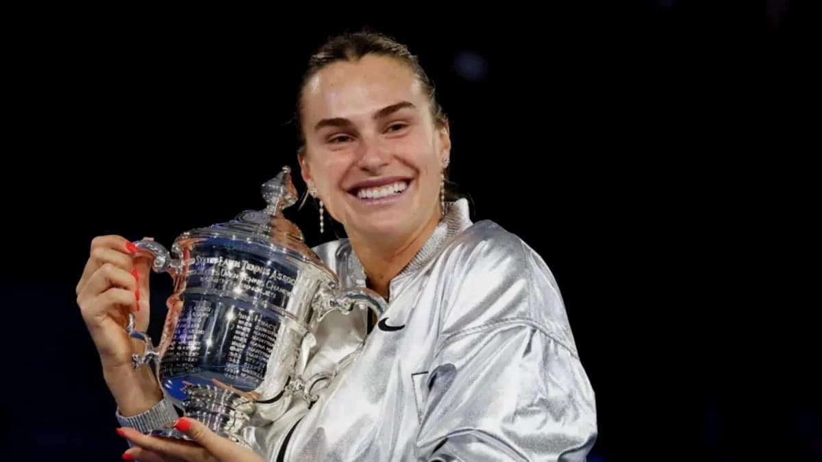 Aryna Sabalenka won the womens singles of US Open after beating Amanda Anisimova