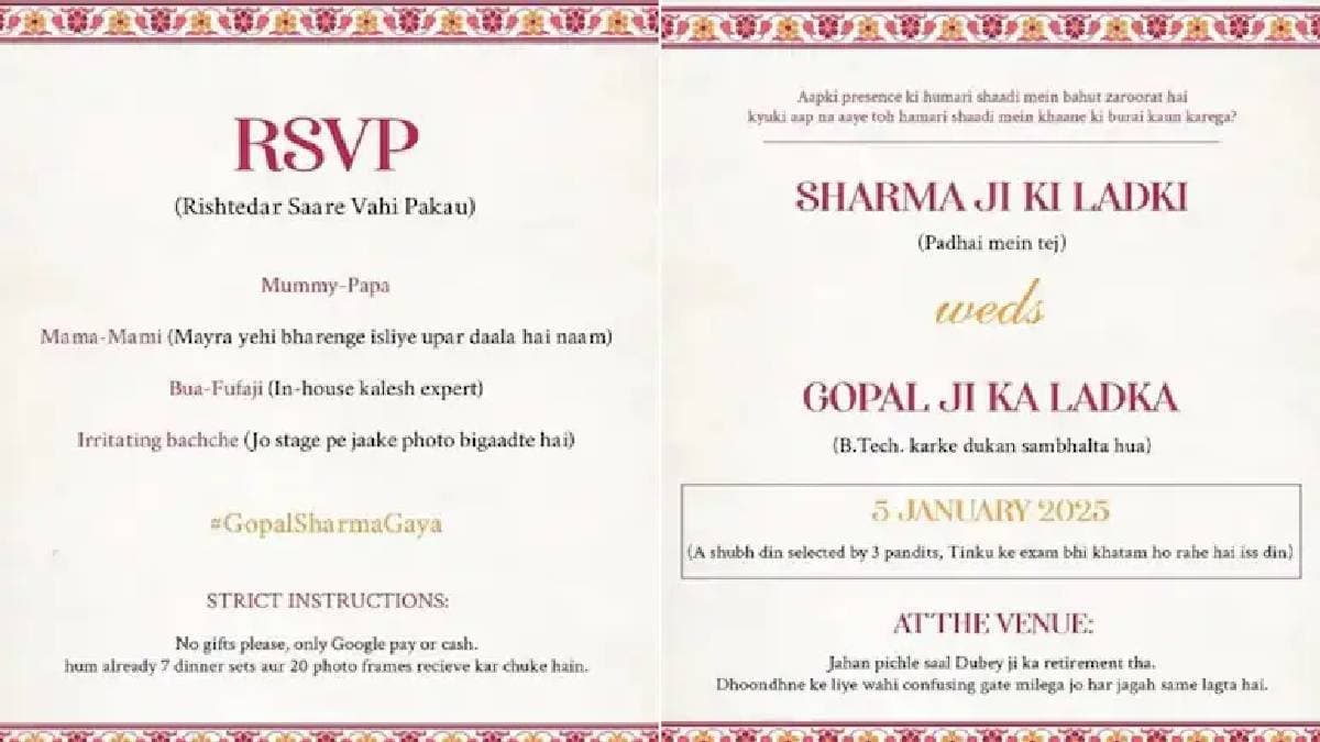 Rs 2000 Ki Plate Wedding Invitation Card Takes Internet By Storm