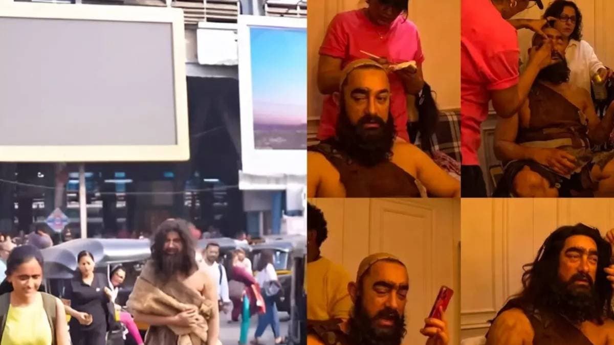 Popular bollywood actor Aamir Khan s caveman transformation stuns fans details inside ENT