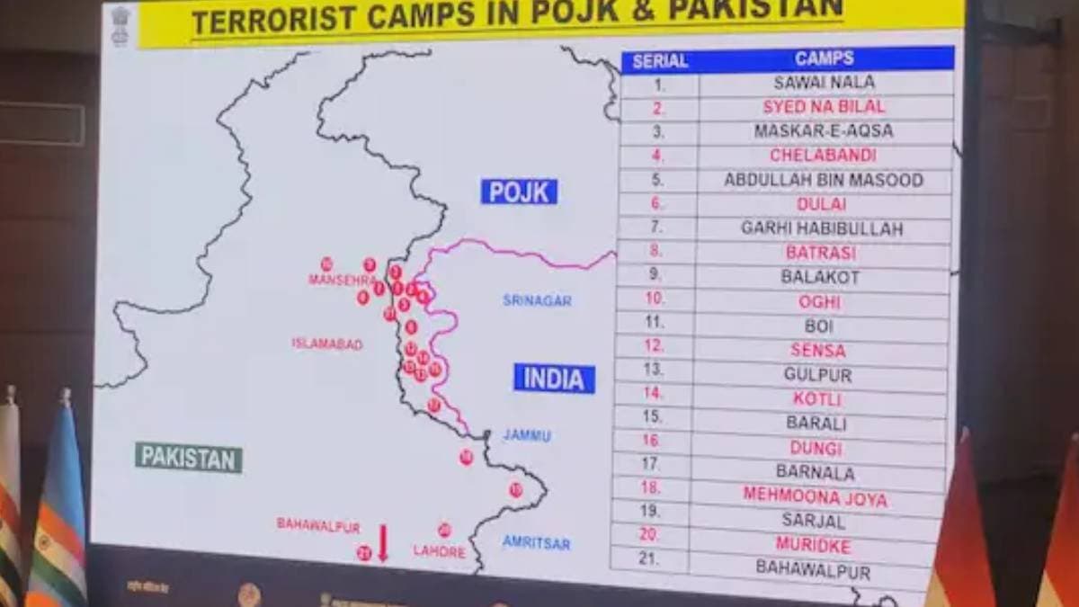 Why did India choose these nine sites as its targets in Pakistan?