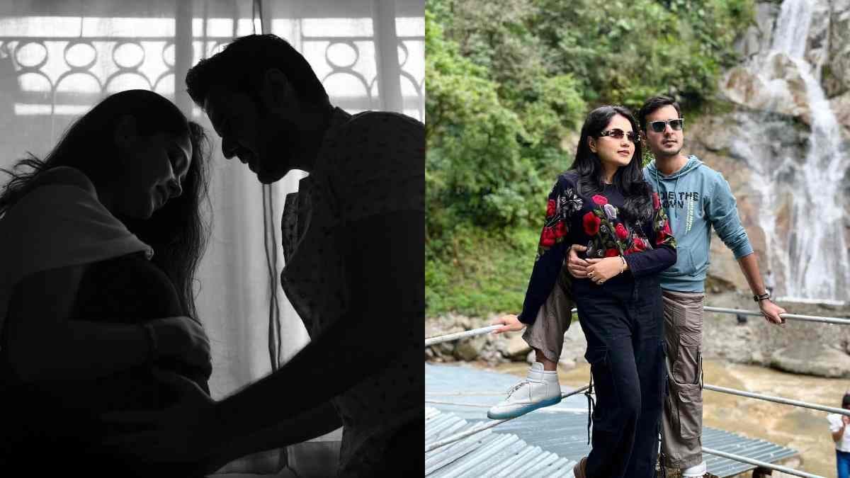 Neil Chatterjee and Pritha Chatterjee share the news of the birth of their child