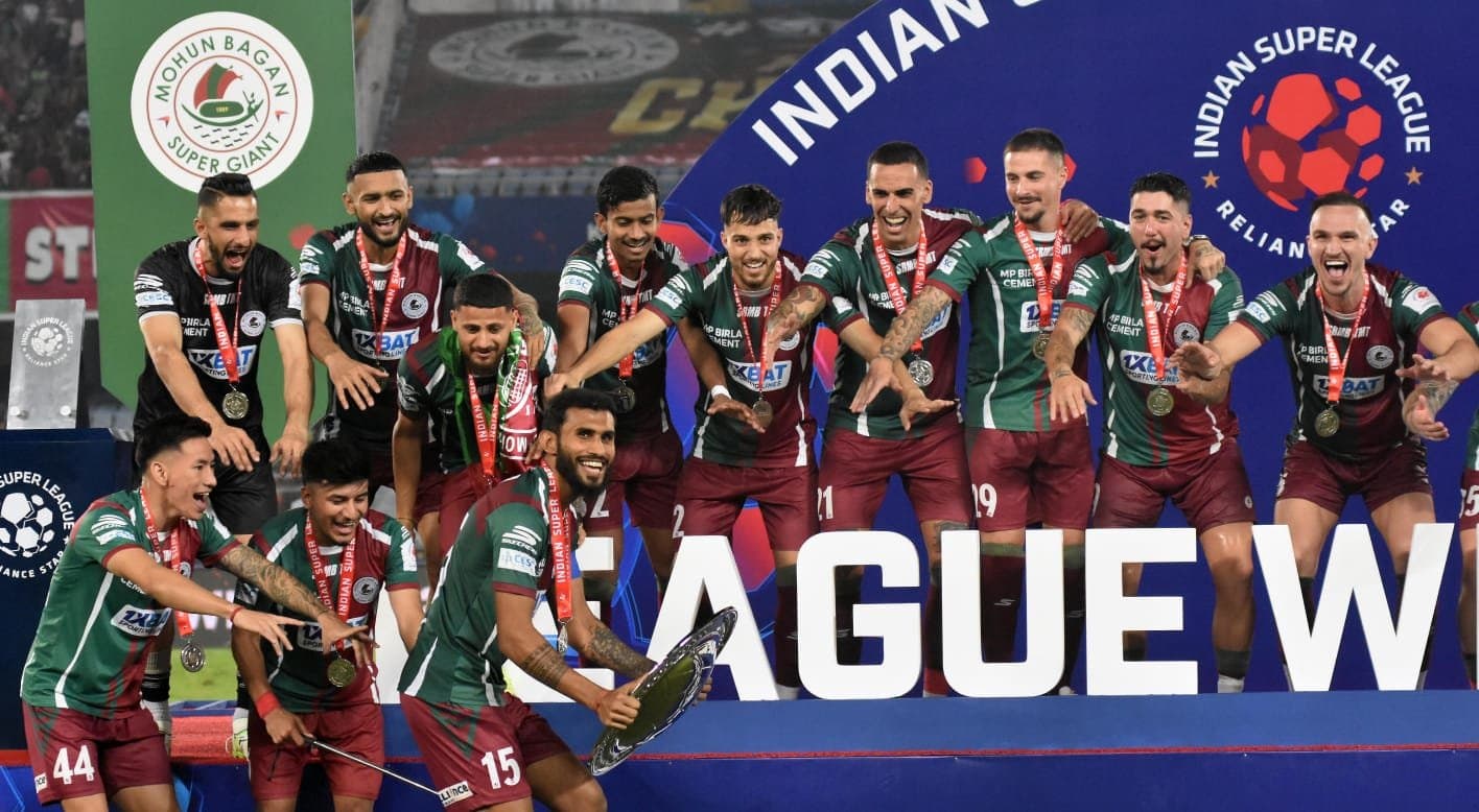 ঘরের মাঠে টানা এগারো, রেকর্ড জয়ে লিগ শিল্ড চ্যাম্পিয়ন মোহনবাগান 