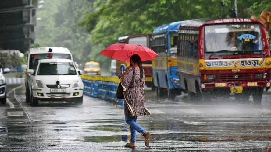 IMD Weather Update Light to Moderate Rainfall Forecast in Kolkata and South Bengal gnr