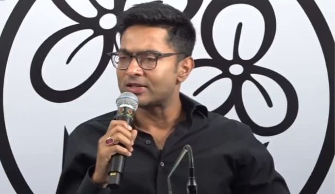 abhishek on sandeshkhali viral video