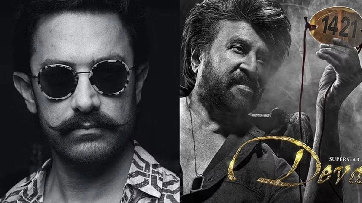 Aamir Khan Unleashes his new look as Dahaa in Rajinikanth s Coolie Poster 
