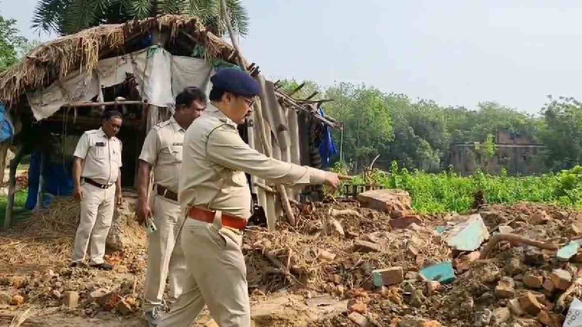 Wall collapsed in blast at Birbhum