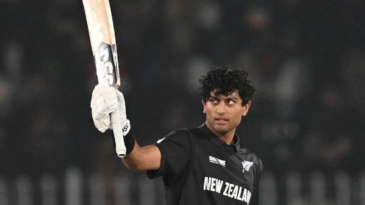 New Zealand Star Rachin Ravindra Scripts History in icc 2025 champions trophy spt