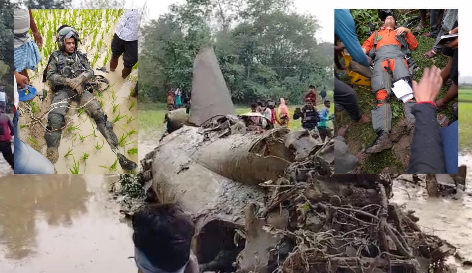 খড়্গপুরে ভেঙে পড়ল বায়ু সেনার বিমান, গুরুতর আহত ২ পাইলট