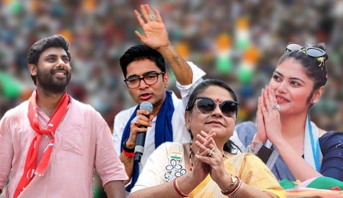  Lok Sabha Elections: প্রচার শেষ, সভার সংখ্যায় এগিয়ে তৃণমূল কাকলি, বাম সৃজন