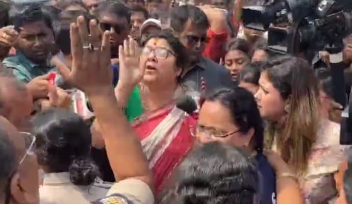 Sandeshkhali: সন্দেশখালিতে ফের রাজীব কুমার, লকেটকে আটক করে আনা হল লালবাজারে 