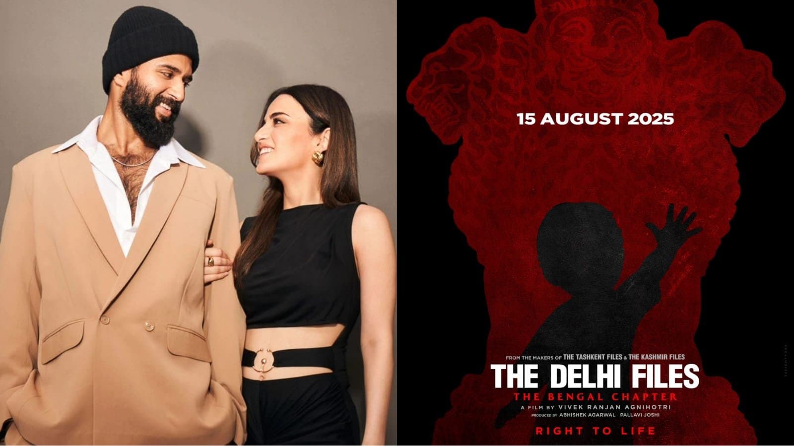 vijay deverakonda and radhikka madan will pairing up for a music video director vivek ranjan agnihotri starts shooting for the delhi files ent