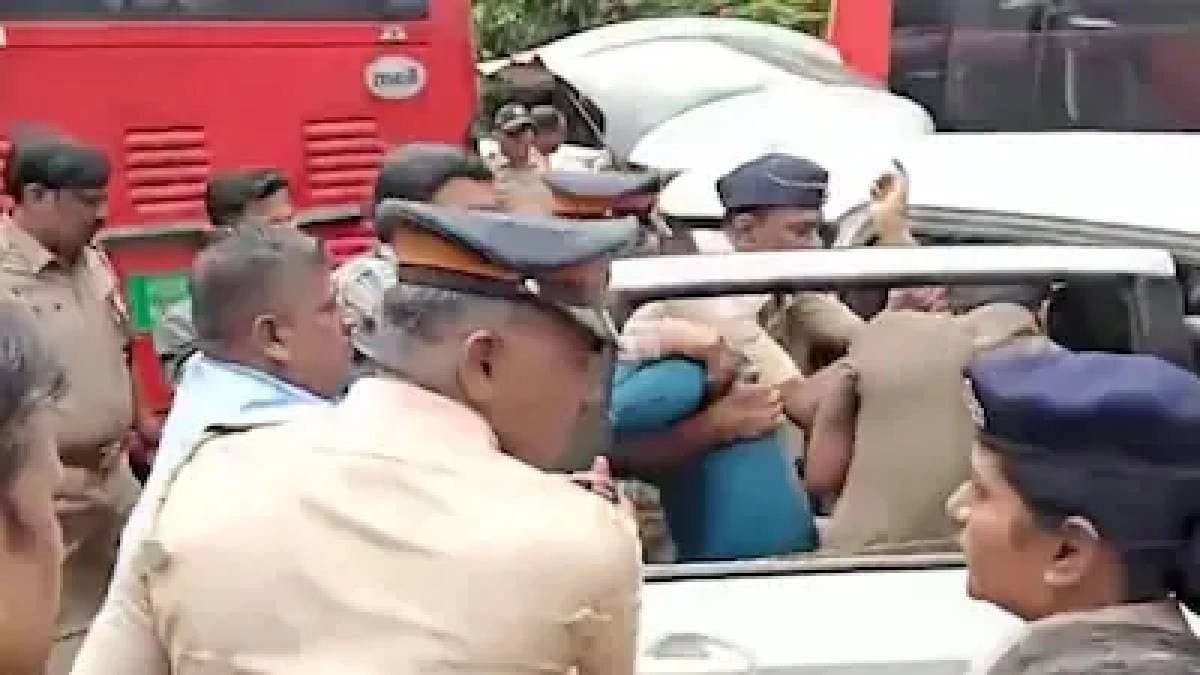 Woman Killed After Electric BEST Bus Rams Into Parked Car