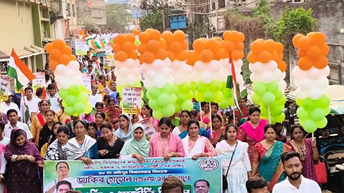 Ahead of Ram Navami 2025 Jangipur Witnesses Grand Harmony Rally