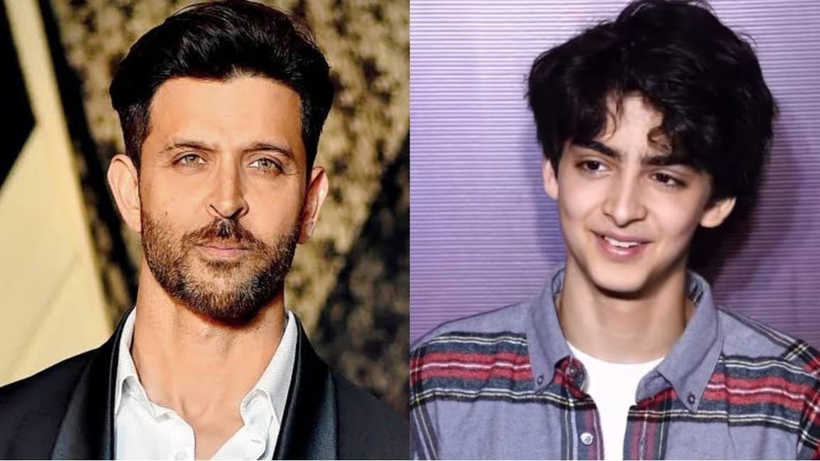 is hrithik roshan s son hridhaan roshan going to make his bollywood debut his picture gone viral on social media ent