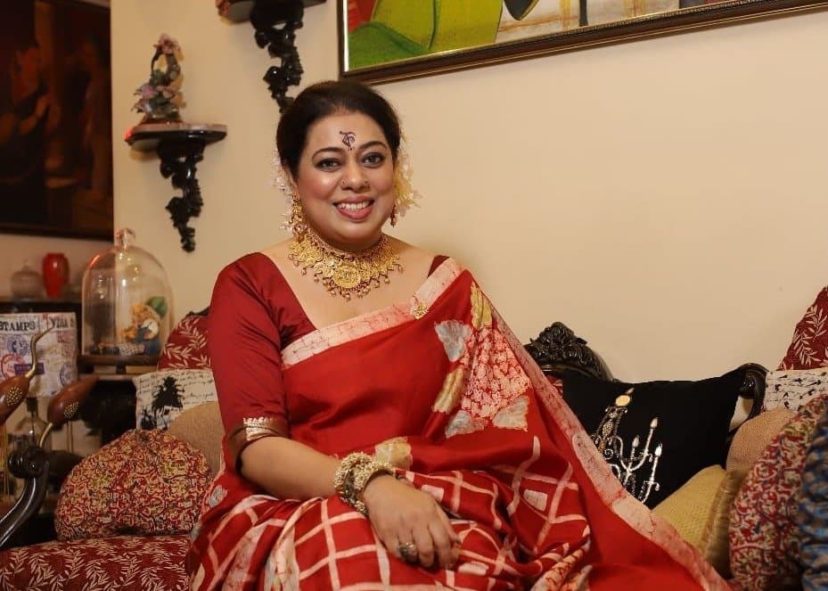 Durga Puja Fashion 2024 of barnali chattopadhyay lif