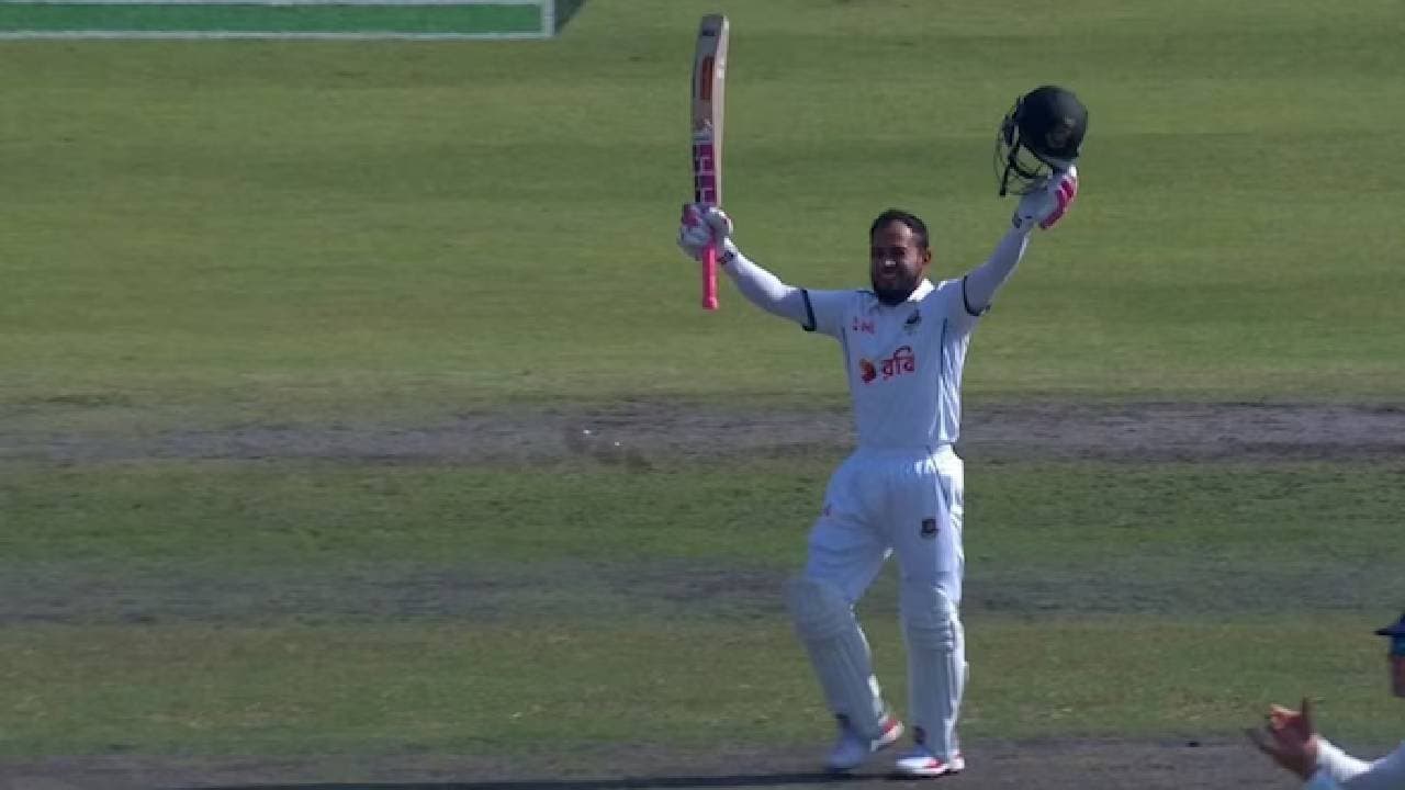 Bangladeshs Mushfiqur Rahim becomes 11th batter to score hundred in his 100th Test