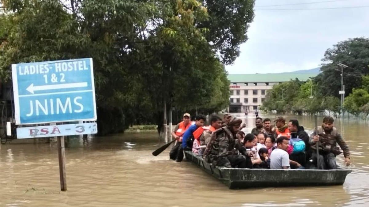 Indian Army continuing their rescue operation in Sikkim and Manipur
