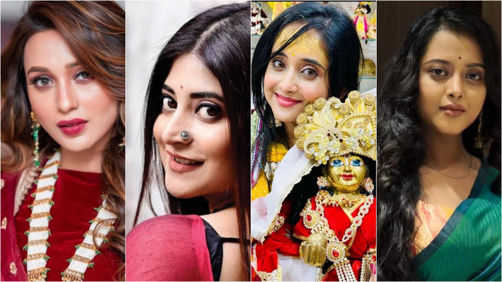 mimi chakraborty sandipta sen soumitrisa kundu and many more tollywood actress are celebrate janmastami ent