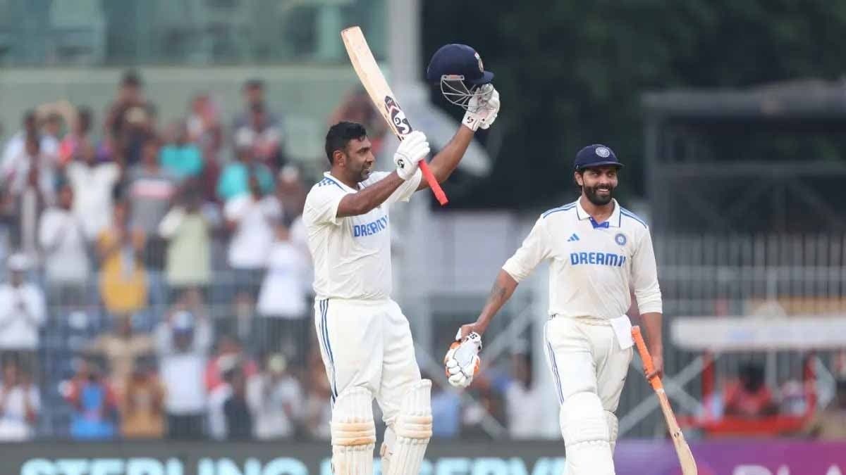 Ravichandran Ashwin's reaction after century in first test against Bangladesh spt 