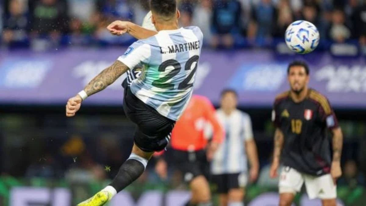  Argentina defeated Peru in the World Cup Qualifiers for the 2026 World Cup spt 