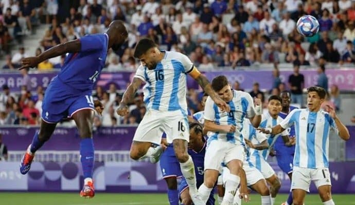 Argentina loses to France and bows out of paris Olympics spt 