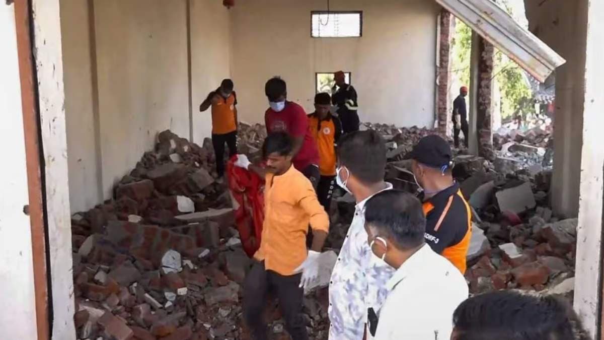 Seven child and 21 workers died in an illegal firecracker factory in Gujarat