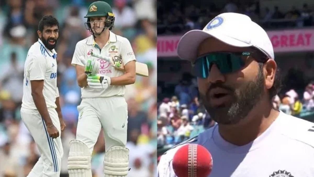 Rohit Sharma warns Sam konstas after verbal battle with Jasprit Bumrah spt 