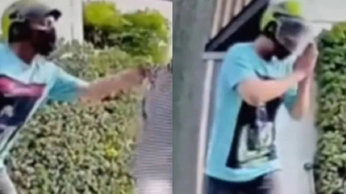 Thailand viral video on robbery incident 