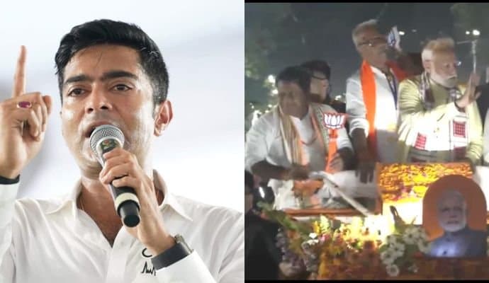 Abhishek Banerjee: 'স্বামীজির মূর্তি আগলে রাখুন', মোদির রোড-শো নিয়ে আক্রমণ অভিষেকের 