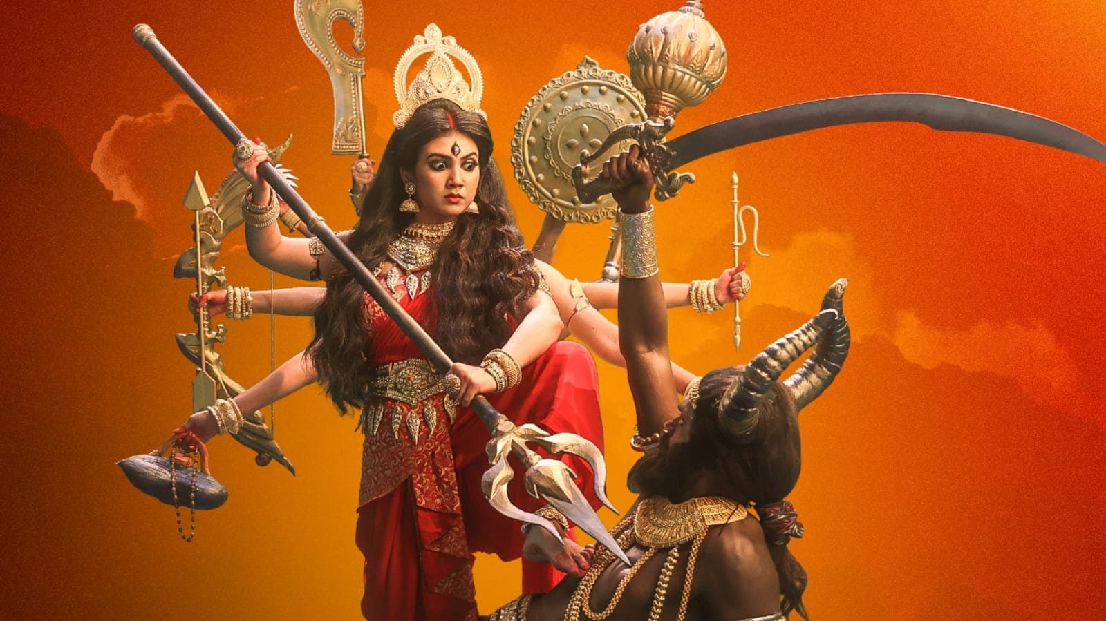 rajnandini paul starring hoichoi mahishasur mardini first look revealed of actress ent