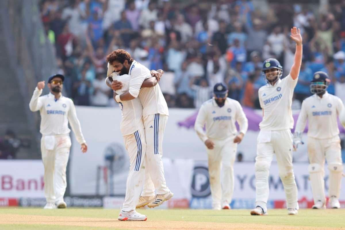 Ravindra Jadeja, Washington Sundar puts India back on track, new Zealand all out for 235 spt 