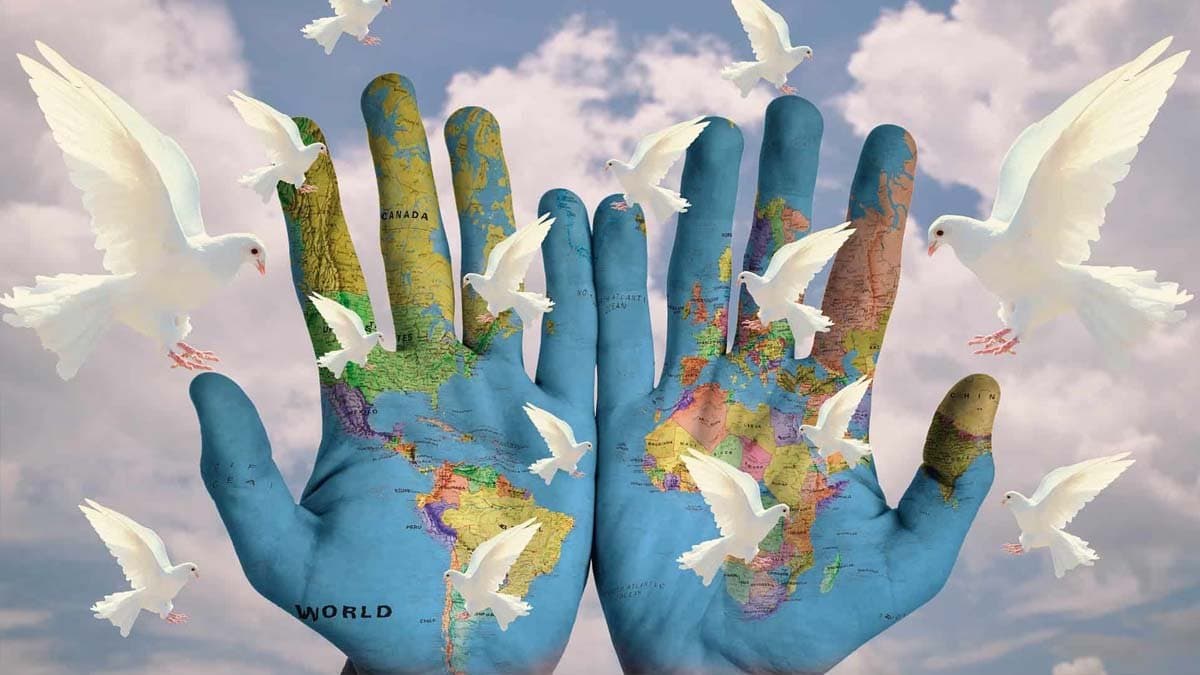 Staying away from war not being bothered by neighbors know the names of the five most peaceful countries in the world