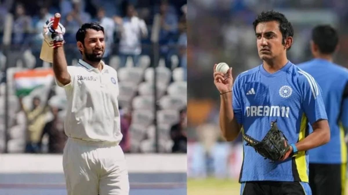 Gautam Gambhir congratulated Cheteshwar Pujara on his retirement 