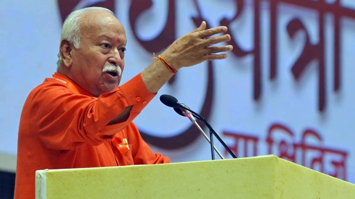 Mohan Bhagwat insigating divisions in india