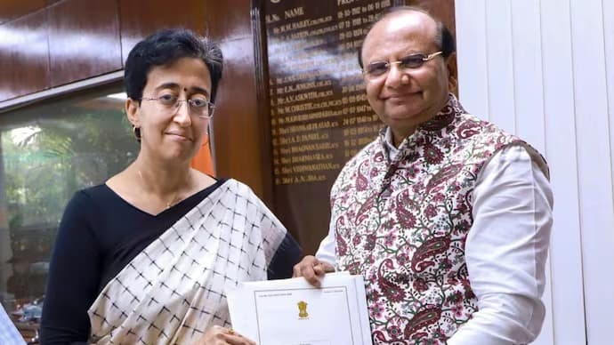 delhi governor proposes date for atishi swearing gnr
