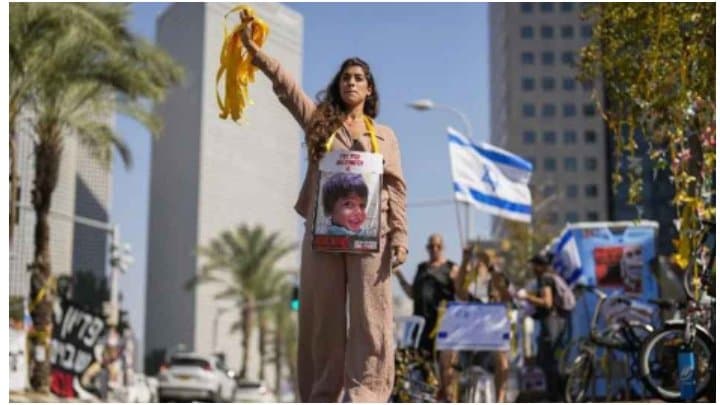 protest against netanyahu