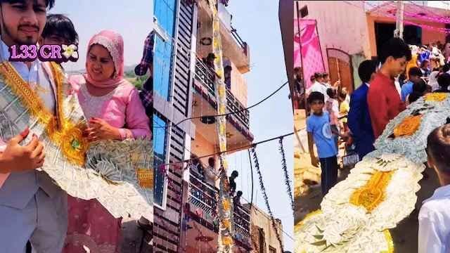 Groom Wore One Crore Worth Money Garland Sparks Outrage On Online